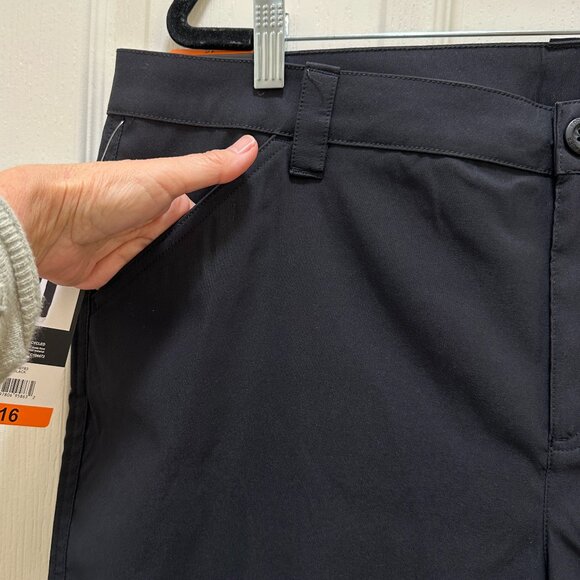 Eddie Bauer Women's Convertible Pant Size 16 Black Adjustable Length UPF 50+ NEW - Picture 3 of 15